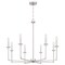 Quoizel Prescott Chandelier 8 Lights Brushed Nickel. PRC5032BN - alternate 1